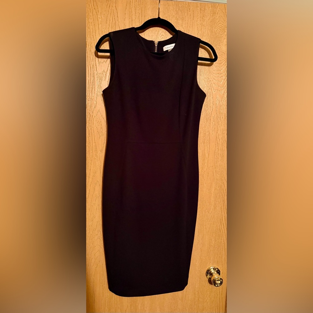Calvin Klein Black Strapless Dress
